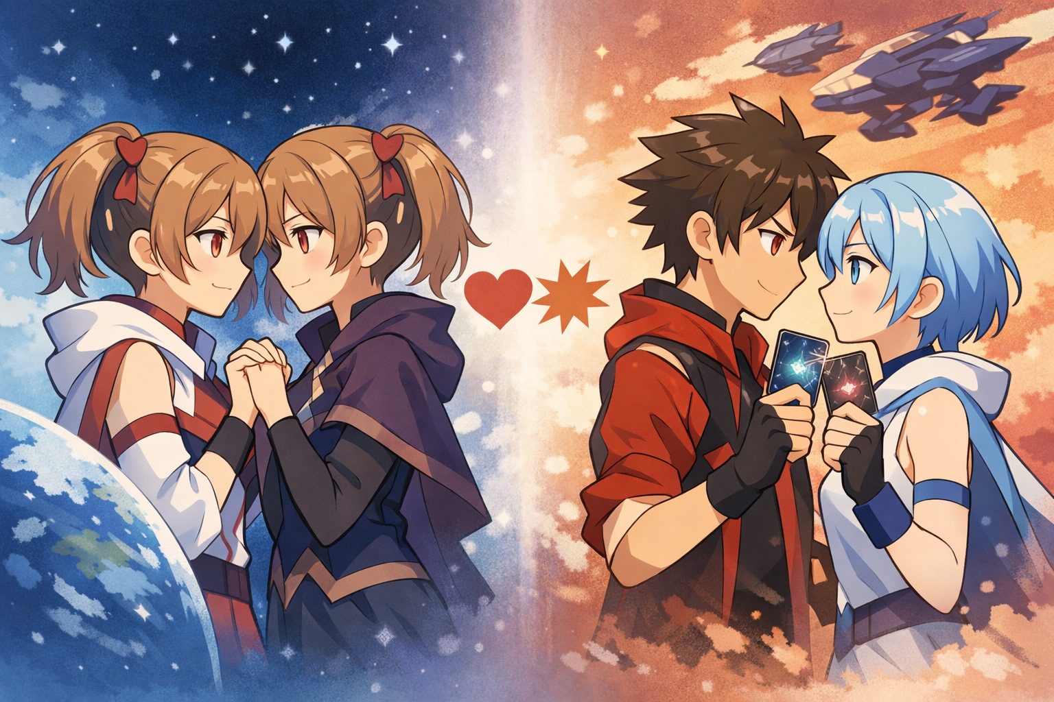 運命星戦は続編決定の話ではない　劇場先行が最後を上書きする｜クルミとヒカリ、2人組の配分が“星戦”を急に私的なものへ変える