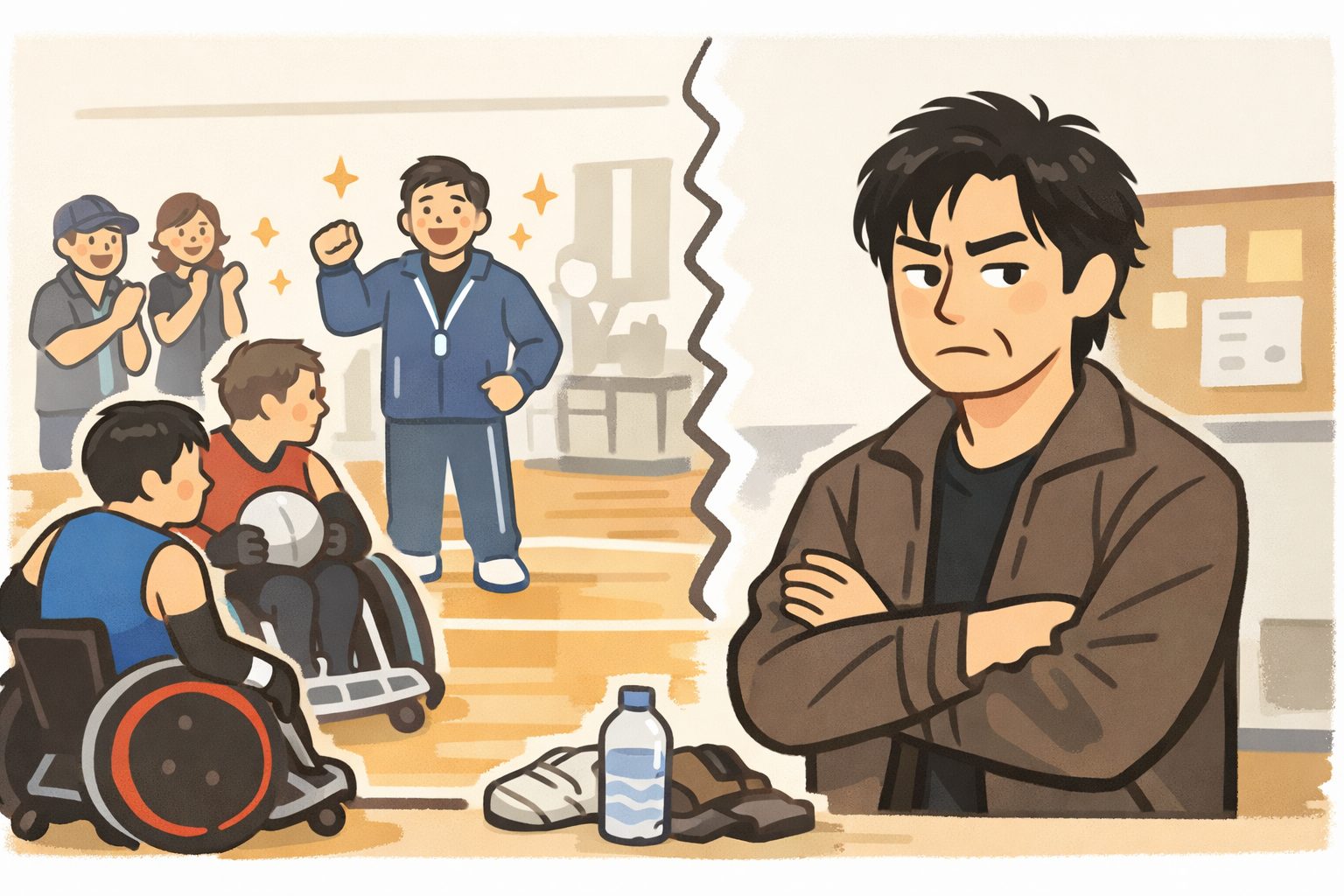 日曜劇場ギフトの「支える側」はなぜ強いのか　車いすラグビーが主役になる配置を読む｜伍鉄の「美しくないなあ」は、善人コーチ化を拒む細部である