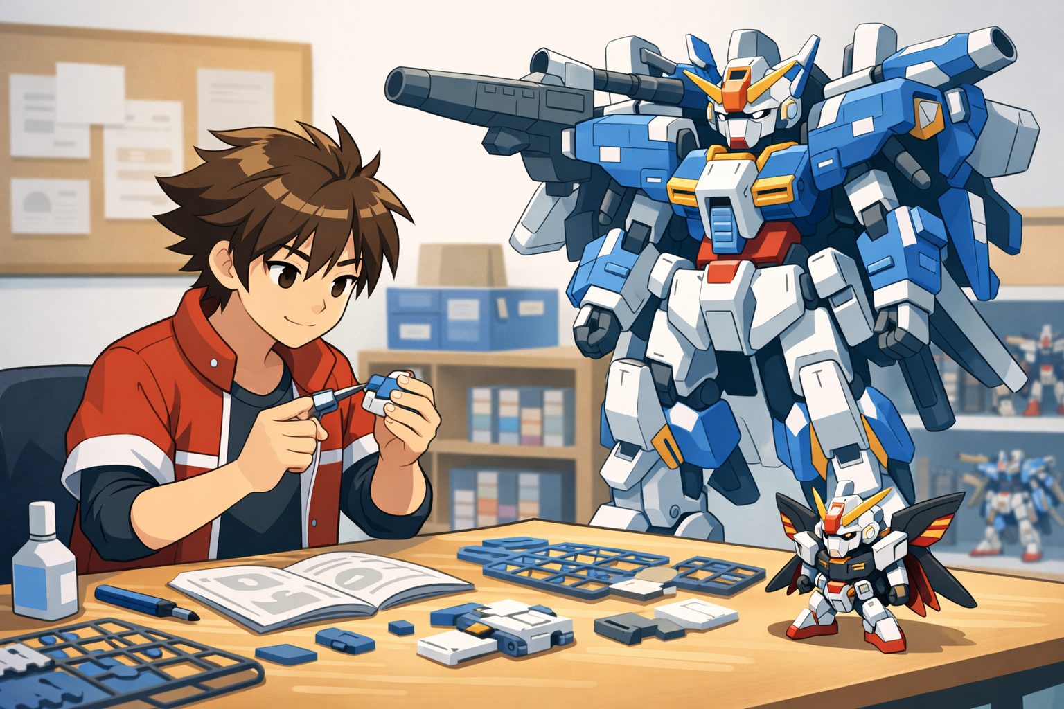 Ex-Sガンダムの「立体先行」はなぜここまで強いのか　ヤサカ・マオ実装で露出した物語と模型のズレ｜ヤサカ・マオとの距離感がなぜ効くのか 置かれたのが“操縦者”ではなく“作る者”だから