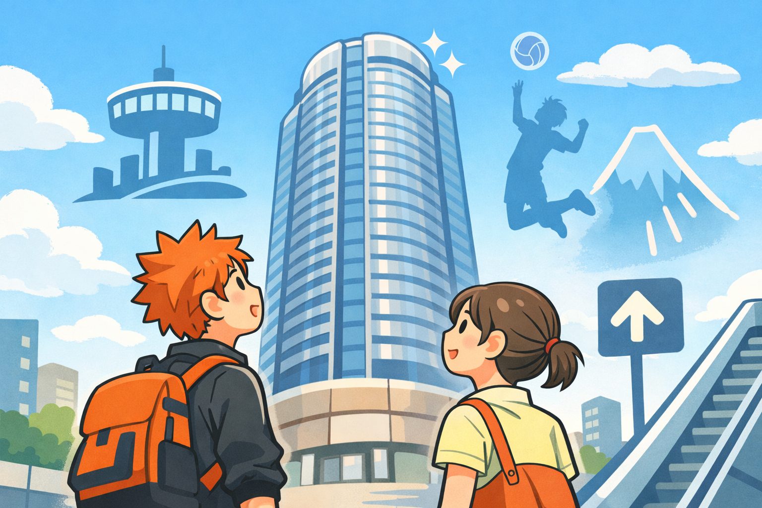 六本木ヒルズの「見上げ」はなぜハイキュー!!展に効くのか　52階が「頂の景色」を現実にする｜六本木ヒルズは豪華会場ではなく、「見上げ」を連れてくる