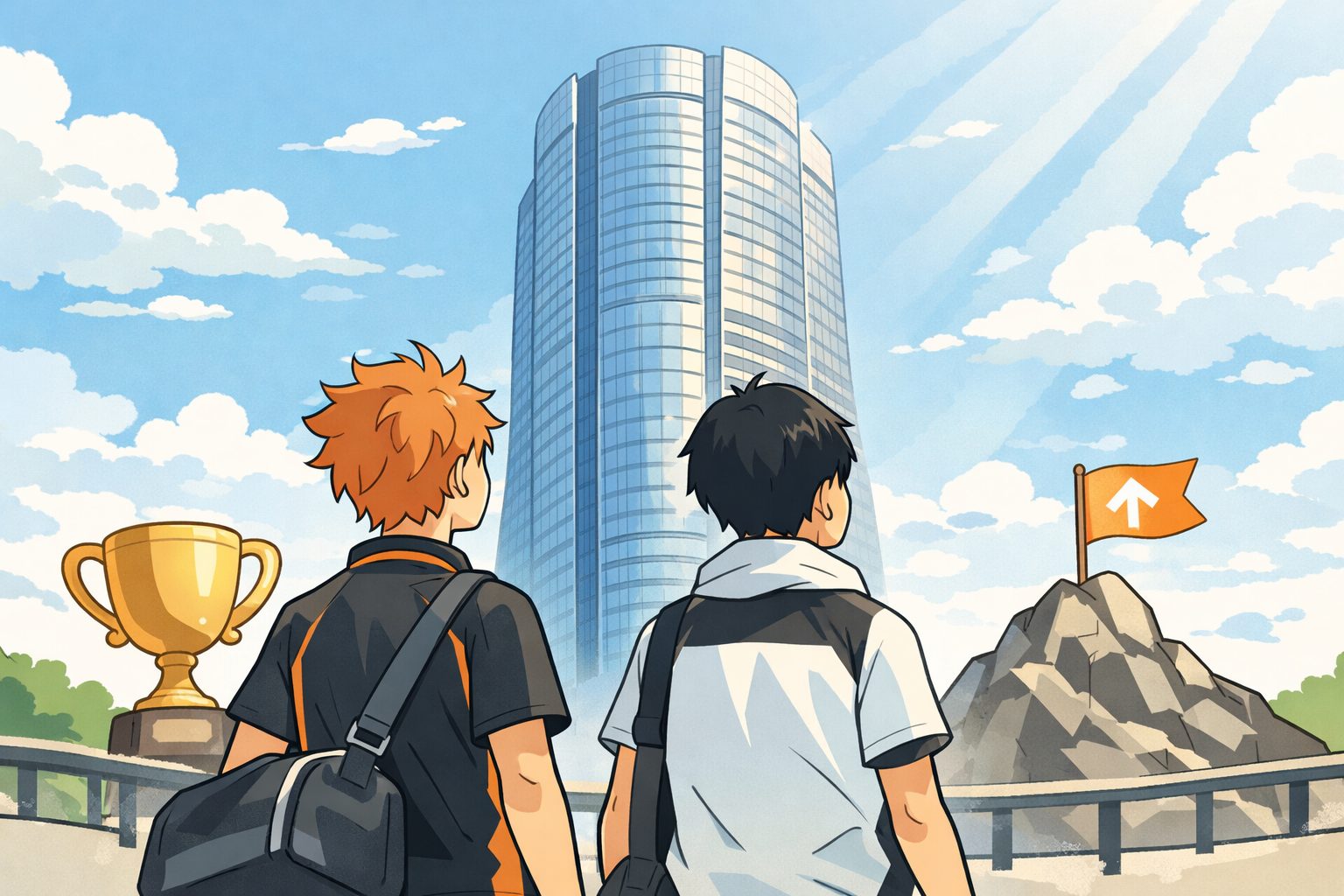 六本木ヒルズの「見上げ」はなぜハイキュー!!展に効くのか　52階が「頂の景色」を現実にする｜「挑戦者たち」という言葉が、六本木ヒルズの完成度を裏返す