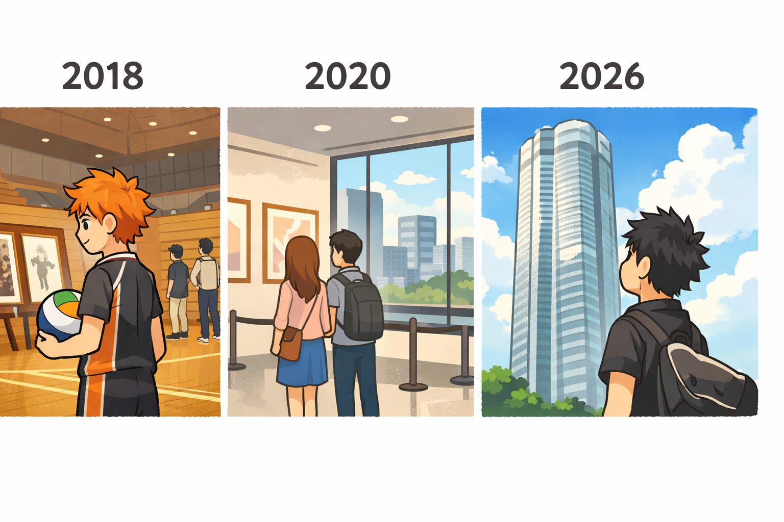 六本木ヒルズの「見上げ」はなぜハイキュー!!展に効くのか　52階が「頂の景色」を現実にする｜2018年→2020年→2026年を並べると、六本木ヒルズの役割が変わって見える