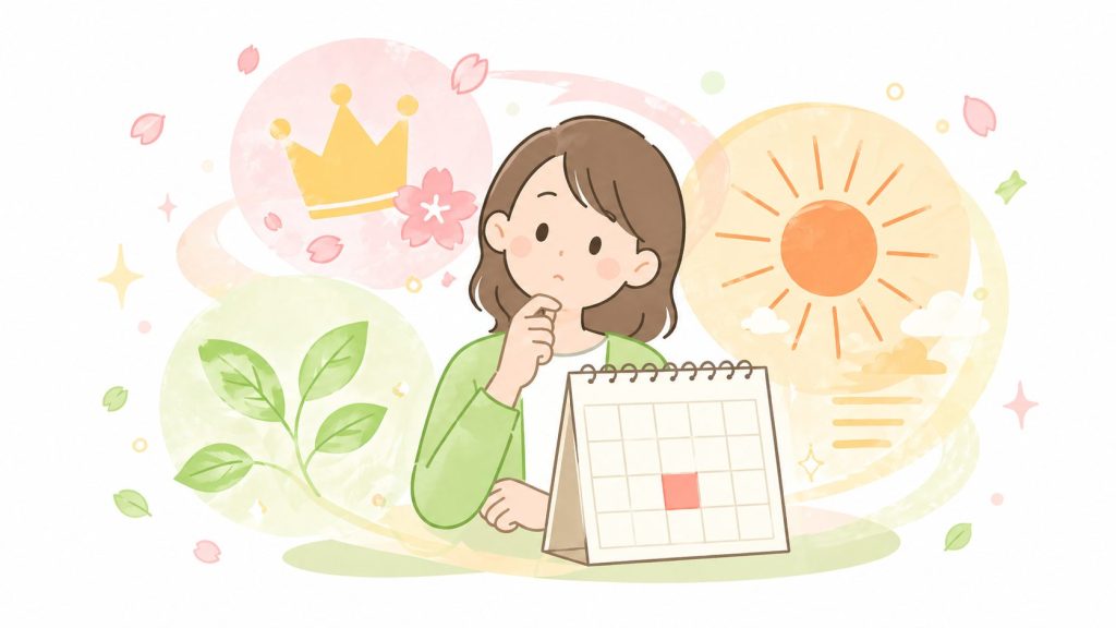 今日祝日かで4月29日に迷う　天皇誕生日だった記憶がまだカレンダーに残っている