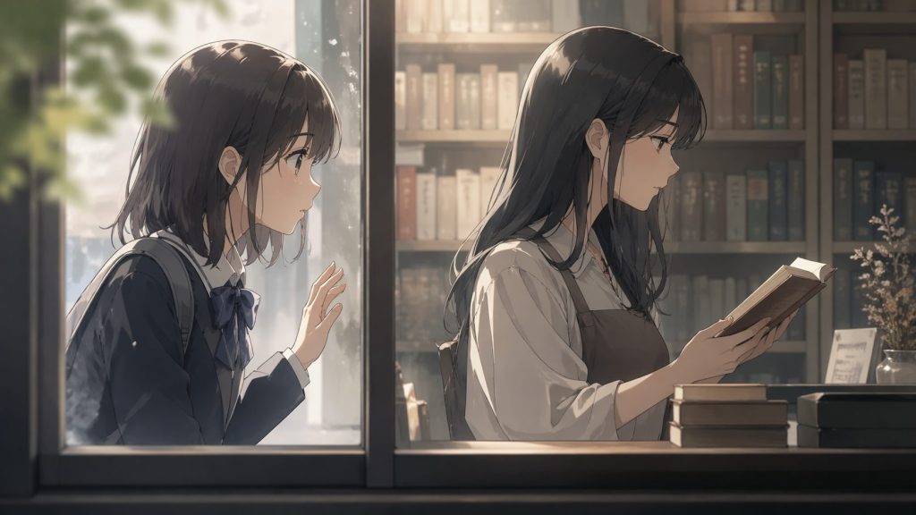 明智璃子の「横顔」はなぜ篠川栞子に似合うのか　ガラス越しの距離感が声になる