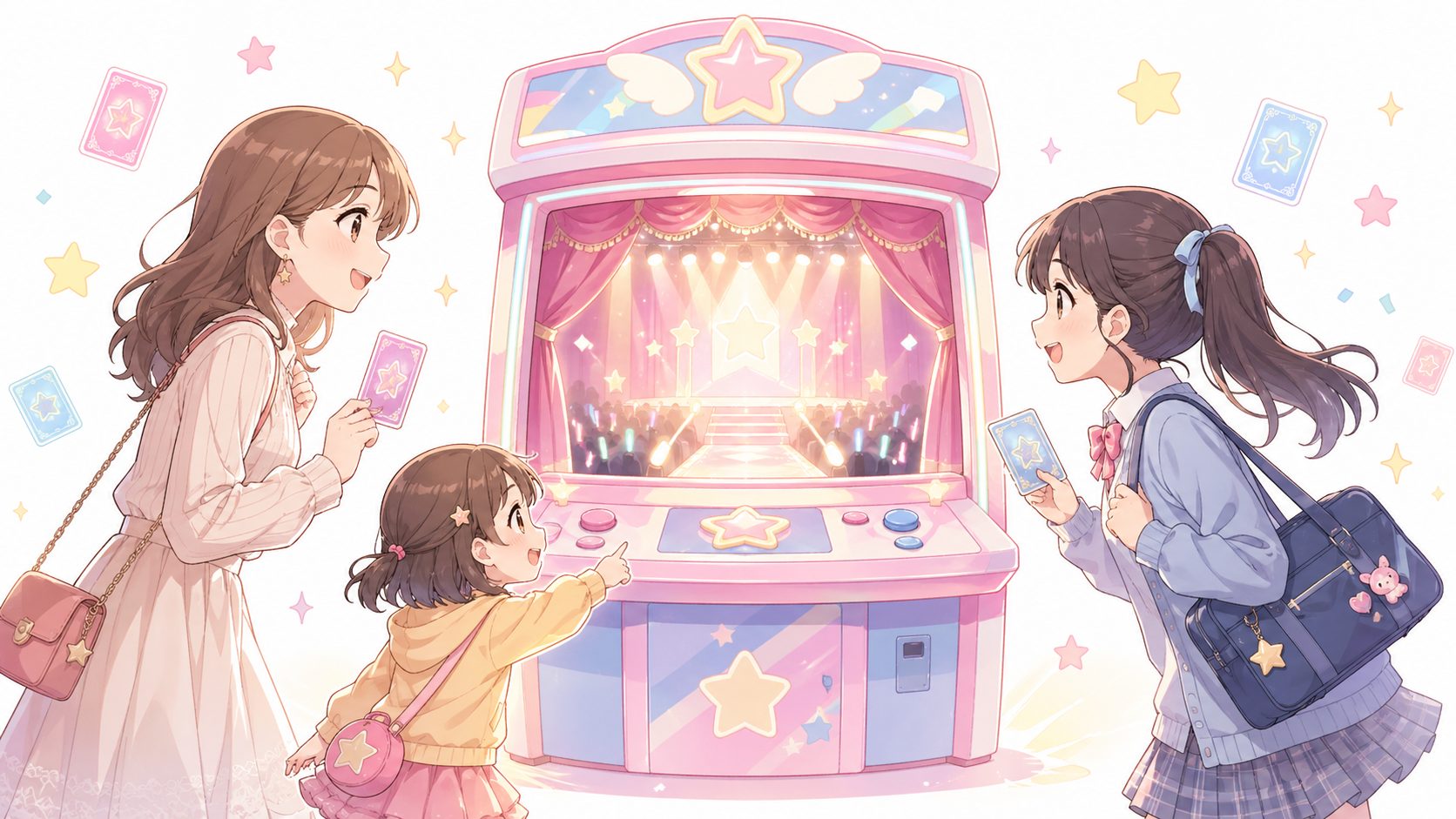アイカツ！アンコールは再入場がずるい　筐体の前にもう一度立たせる設計