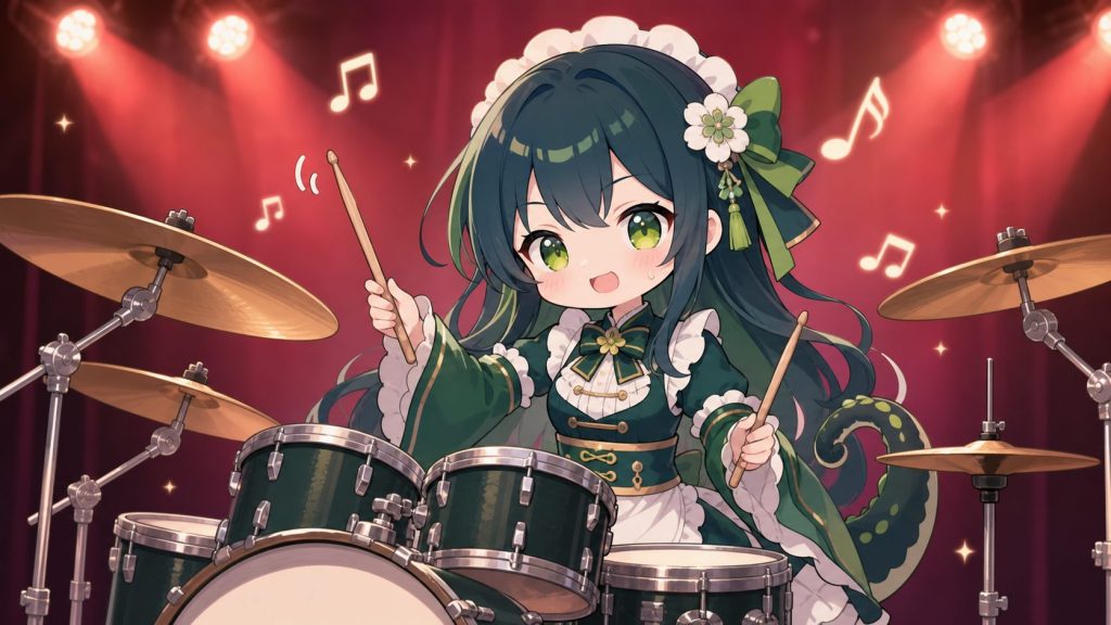 十河ののはのCrow Songが鳴る　100日分のスティックが曲の記憶を叩き起こす