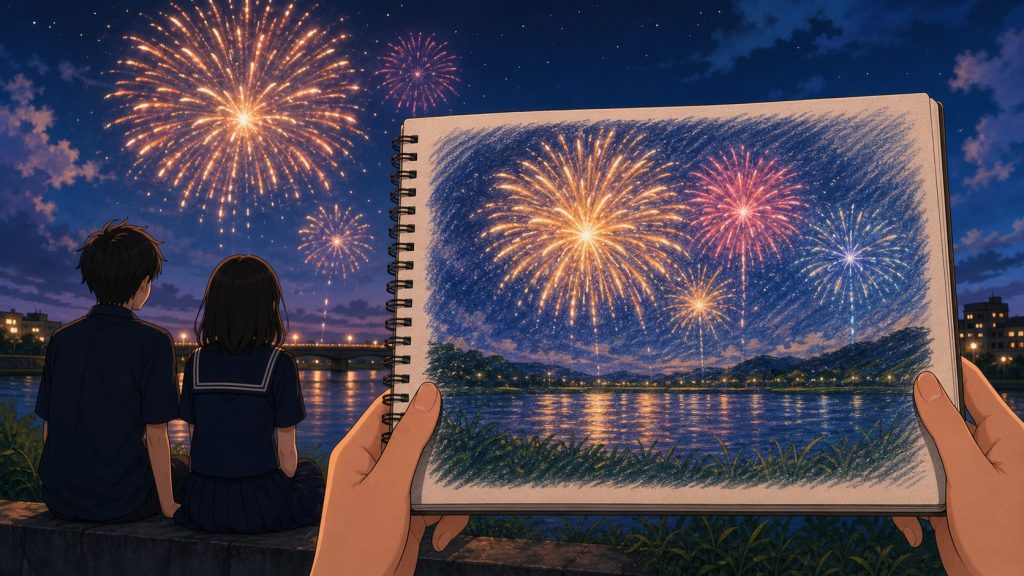『君と花火と約束と』本予告、消えないのは花火ではなく“約束を預かった一枚の絵”かもしれない