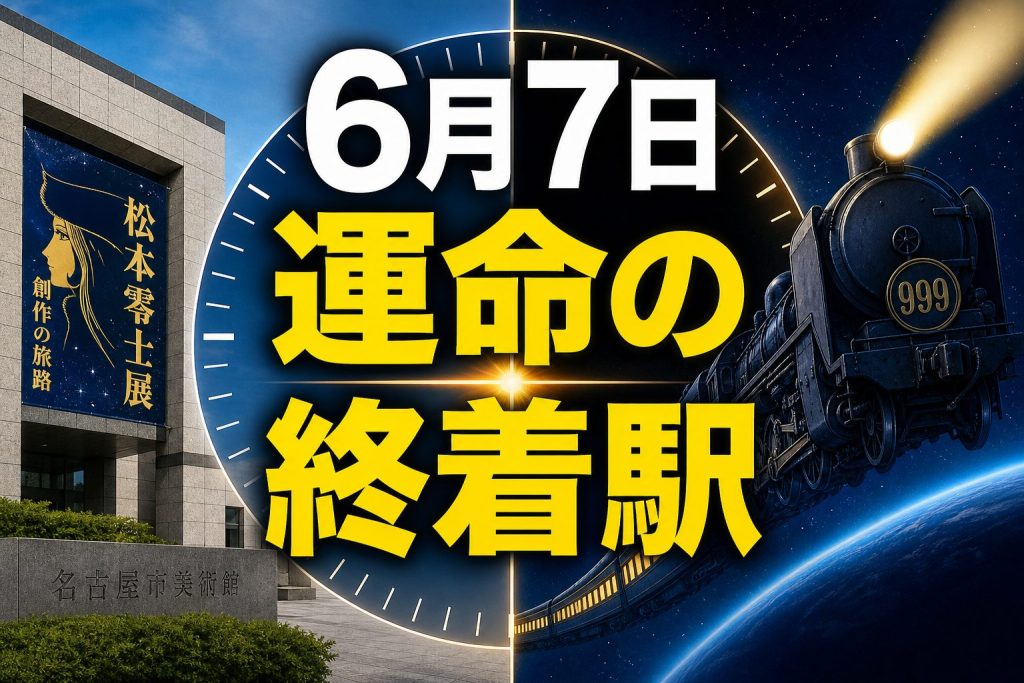 6月7日の発車時刻へ。松本零士展『創作の旅路』名古屋会場で見る創作時間